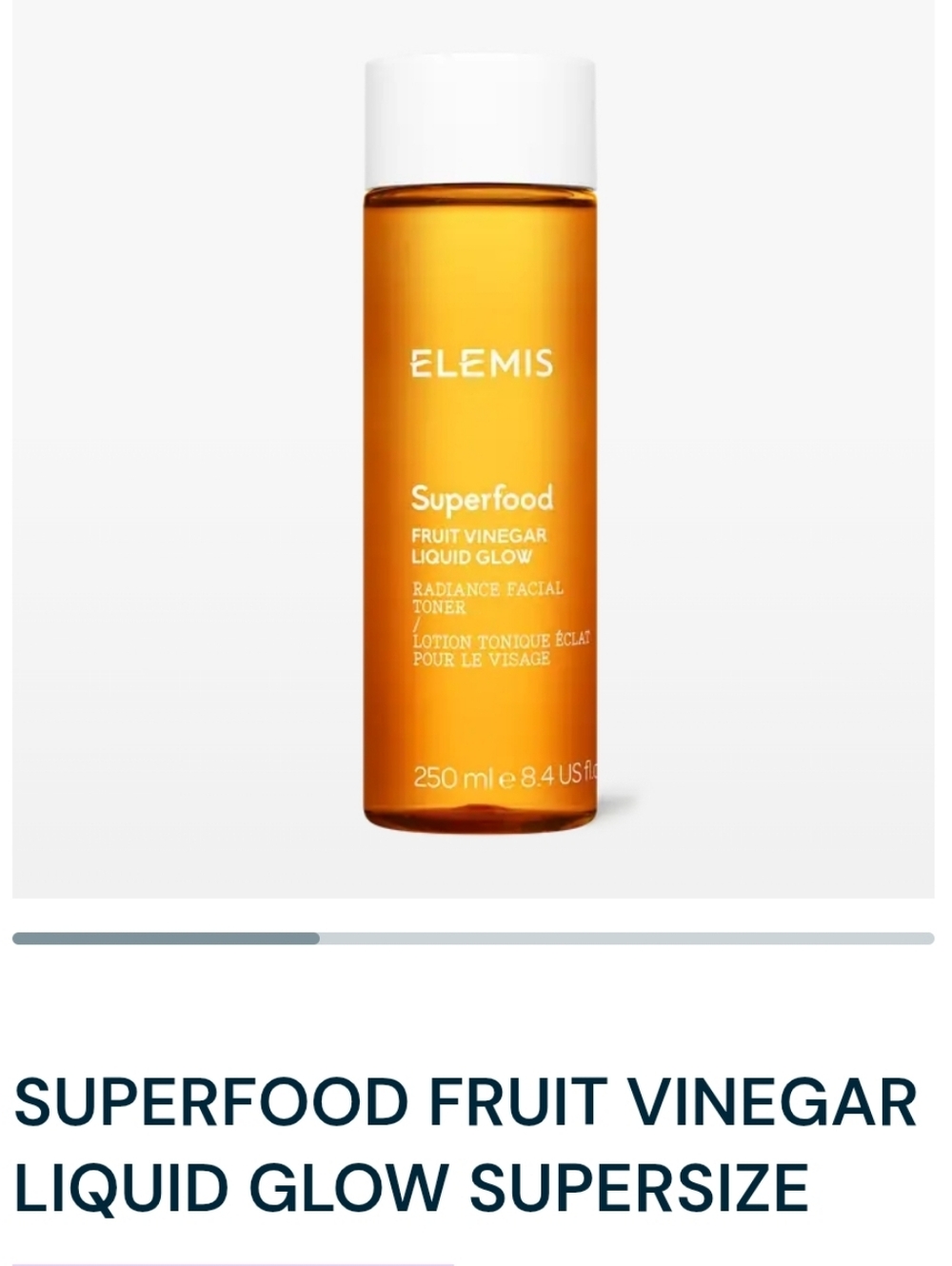 ELEMIS Superfood Fruit Vinegar Liquid Glow Toner — Supersize
